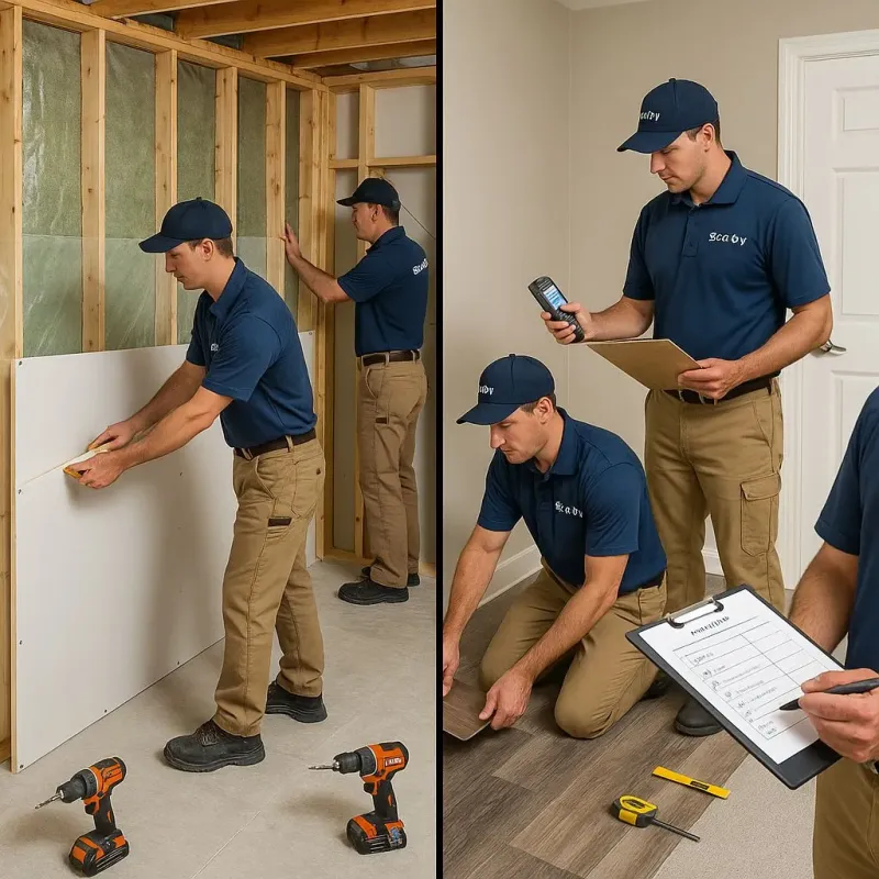 Repairs and Reconstruction process in La Palma, CA